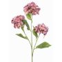 GRACELYN artificial hydrangea branch, peach-purple, 75cm