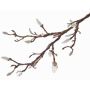 Artificial magnolia spray ASANI, white, 28"/70cm, Ø0.4"-0.8"/1-2cm