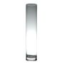Cylindrical flower vase SANSA EARTH, transparent, 14"/35cm, Ø2.4"/6cm