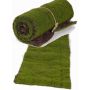 Fleece mat of moss CUNO, green-brown, 38"x11"/97x29cm