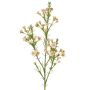 Decorative branch, wax flower FRINDALS, light pink-white, 65cm, Ø1.5–2cm