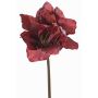 Artificial amaryllis SARDUAN, burgundy, 26"/65cm, Ø3.9"/10cm