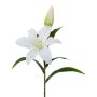 Decorative flower Lily XERNA, white, 20"/50cm