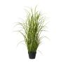 Artificial grass Reed SILKO in decorative pot, green, 4ft/120cm