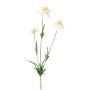 Decorative branch Coneflower KAELY, cream, 26"/65cm