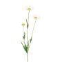 Artificial daisy branch FRUHIL, white, 65 cm