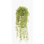 Artificial Hanging basket with ivy JOHANNA, decorative pot, green, 20"/50cm
