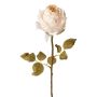 Artificial flower Rose ZONFER, cream, 24"/60cm