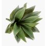 Fake agave DESIREE, on spike, green, 10"/25cm, Ø10"/25cm