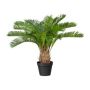 Artificial palm Cycas ZULEY in decorative pot, 24"/60cm