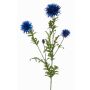 Decorative cornflower branch BROLIX, blue, 100 cm, Ø 6–12 cm