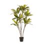 Artificial plant Cordyline MEIKE, artificial stems, decorative pot, green, 5ft/160cm