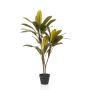 Artificial plant Cordyline MEIKE, artificial stems, decorative pot, green, 3ft/105cm