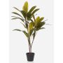 Artificial plant Cordyline MEIKE, artificial stems, decorative pot, green, 3ft/105cm