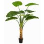 Artificial plant Alocasia Calidora NICAS, decorative pot, green, 5ft/160cm