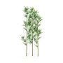 Artificial bamboo sticks HILLEGONDE, natural stems, crossdoor, 5ft/150cm - Made in Italy