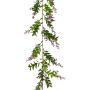 Artificial jasmine garland WATLEM, green-purple, 6ft/180cm