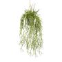 Artificial rhipsalis hanging basket SKRAKY, decorative pot, green, 24"/60cm