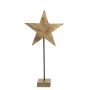 Wood Decorative Figure Star LINDAL, wooden base, natural, 14"x4.3"x28"/35x11x70cm