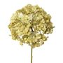 Decorative flower Hydrangea IGMYR, metallic green, 26"/65cm