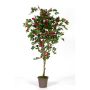 Fake bougainvillea ISMUNDE, real stem, flowers, fuchsia, 5ft/150cm - Made in Italy