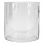 Glass lantern SANSA OCEAN, recycled, clear, 6"/15cm, Ø6"/15cm
