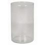 Cylindrical vase made of glass SANYA OCEAN, recycled, clear, 8"/20cm, Ø4.7"/12cm