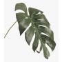 Fake Philodendron Monstera Deliciosa leaf UMBERTO, green, 22"/55cm