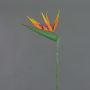 Fake strelitzia ALLISSA, orange-violet, 3ft/90cm, Ø7"x9"/17x24cm