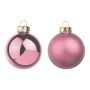 CLARIBELLE Christmas tree bauble, matt-gloss, 30 pieces, dusky pink, Ø6cm