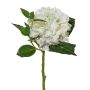 Artificial flower Hydrangea VOSTE, white, 18"/45cm