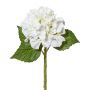 Artificial flower Hydrangea BLUVE, white, 14"/35cm