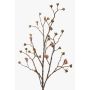 Fake Maple branch JOACHIM, with flowers, light pink-green, 4ft/110cm