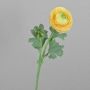 Artificial ranunculus CADISS, yellow, 50cm, Ø7.5cm