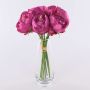 Artificial peony bunch LISSADA, pink, 30cm