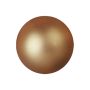 Christmas tree ball FABIANA, 48 pcs, metallic-copper, Ø1.4"/3,5cm