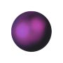 Christmas tree ball FABIANA, 48 pcs, metallic-violet, Ø1.4"/3,5cm