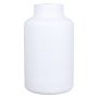 Glass table vase SIARA, white matt, 10"/25cm, Ø6"/15cm