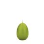 Easter egg candles LEONITA, green, 2.4"/6cm, 1.8"/4.5cm, 7h - Made in Germany