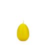 Easter egg candles LEONITA, yellow, 6cm, 4.5cm, 7h – Made in Germany