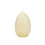 Easter egg candles LEONITA, cream, 3.5"/9cm, 2.4"/6cm, 16h - Made in Germany