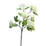 Artificial viburnum branch WEIWAN, cream, 24"/60cm
