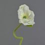 Artificial poppy ANKANG, cream, 28"/70cm
