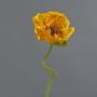 Artificial poppy ANKANG, orange-yellow, 28"/70cm