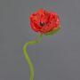 Artificial poppy ANKANG, red, 28"/70cm