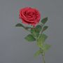 Artificial rose KAILIN, red, 26"/65cm
