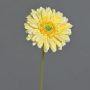 Artificial gerbera QIUDONG, yellow, 20"/50cm