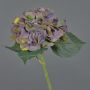 Artificial hydrangea FUXIANG, violet-green, 20"/50cm