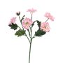 Artificial chrysanthemum branch LONGBAO, pink, 24"/60cm