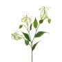 Artificial gloriosa superba branch XIANGTING, cream, 33"/85cm